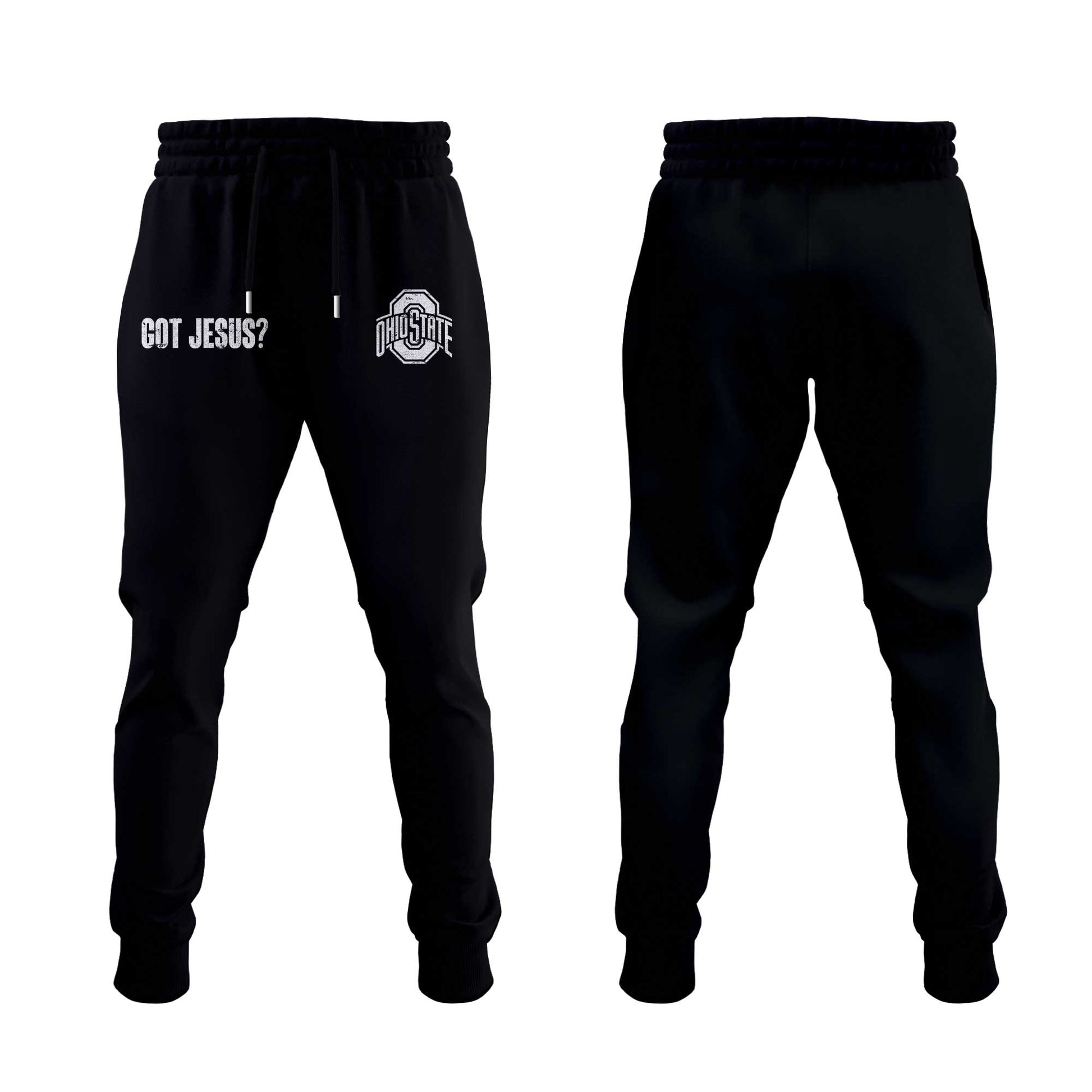 Ohio State Buckeyes Ohio State Football Got Jesus? Black Hoodie