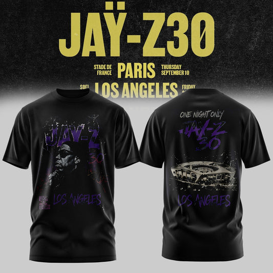 _           JAŸ-Z 30 Show Los Angeles 2026 Edition Tee