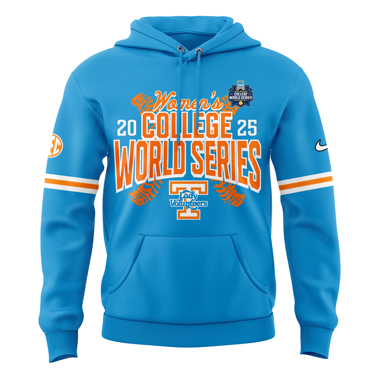 Tennessee Lady Vols 2025 NCAA Softball Women's College World Series Hoodie