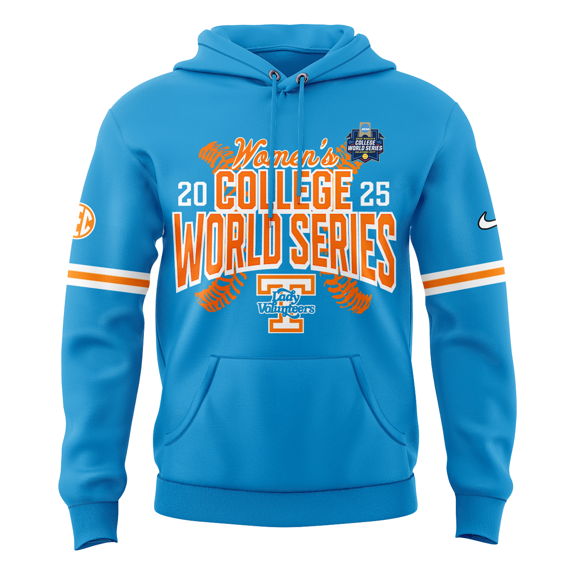 Tennessee Lady Vols 2025 NCAA Softball Women's College World Series Hoodie