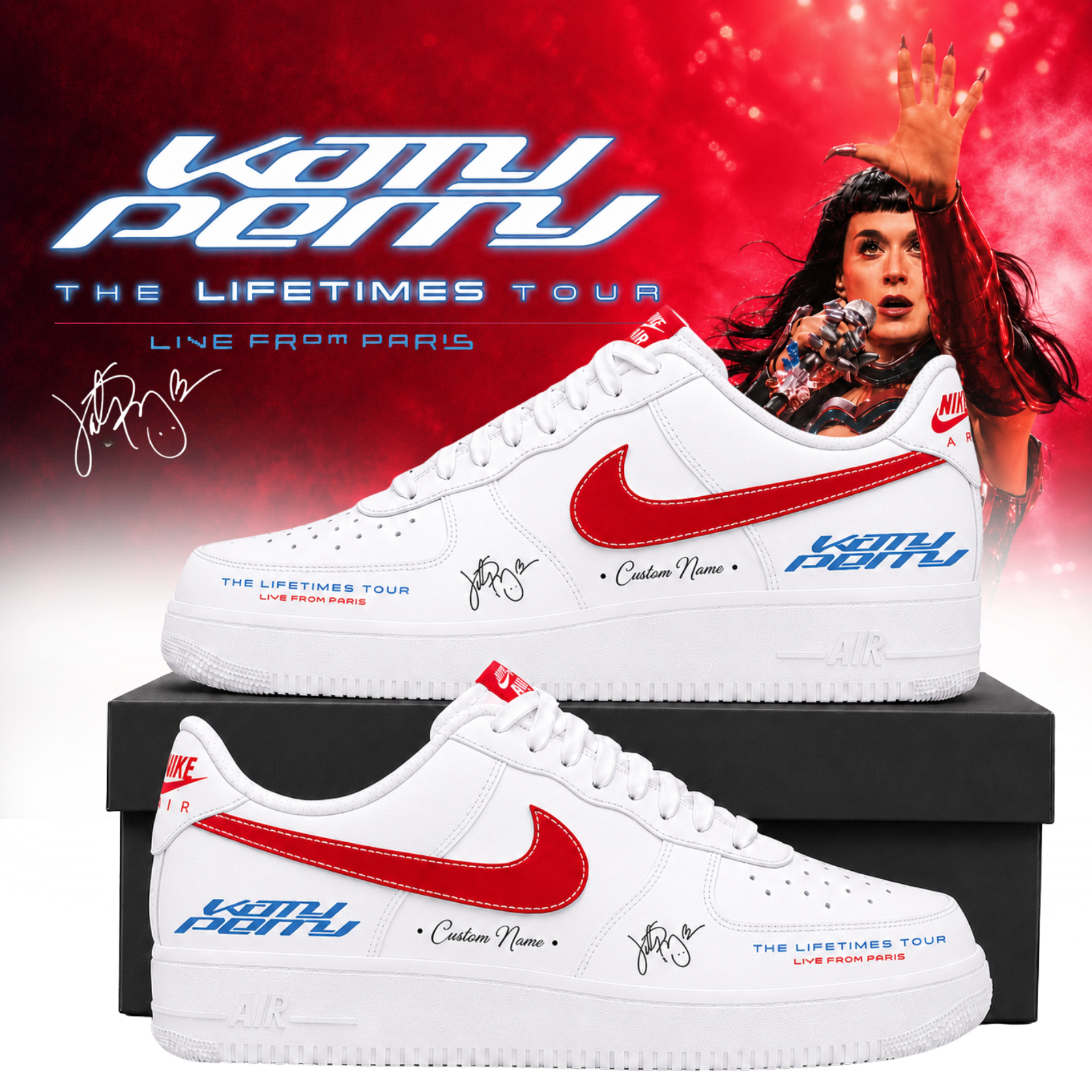 Katy Perry  " The Lifetimes Tour : Live From Paris " Shoes 2