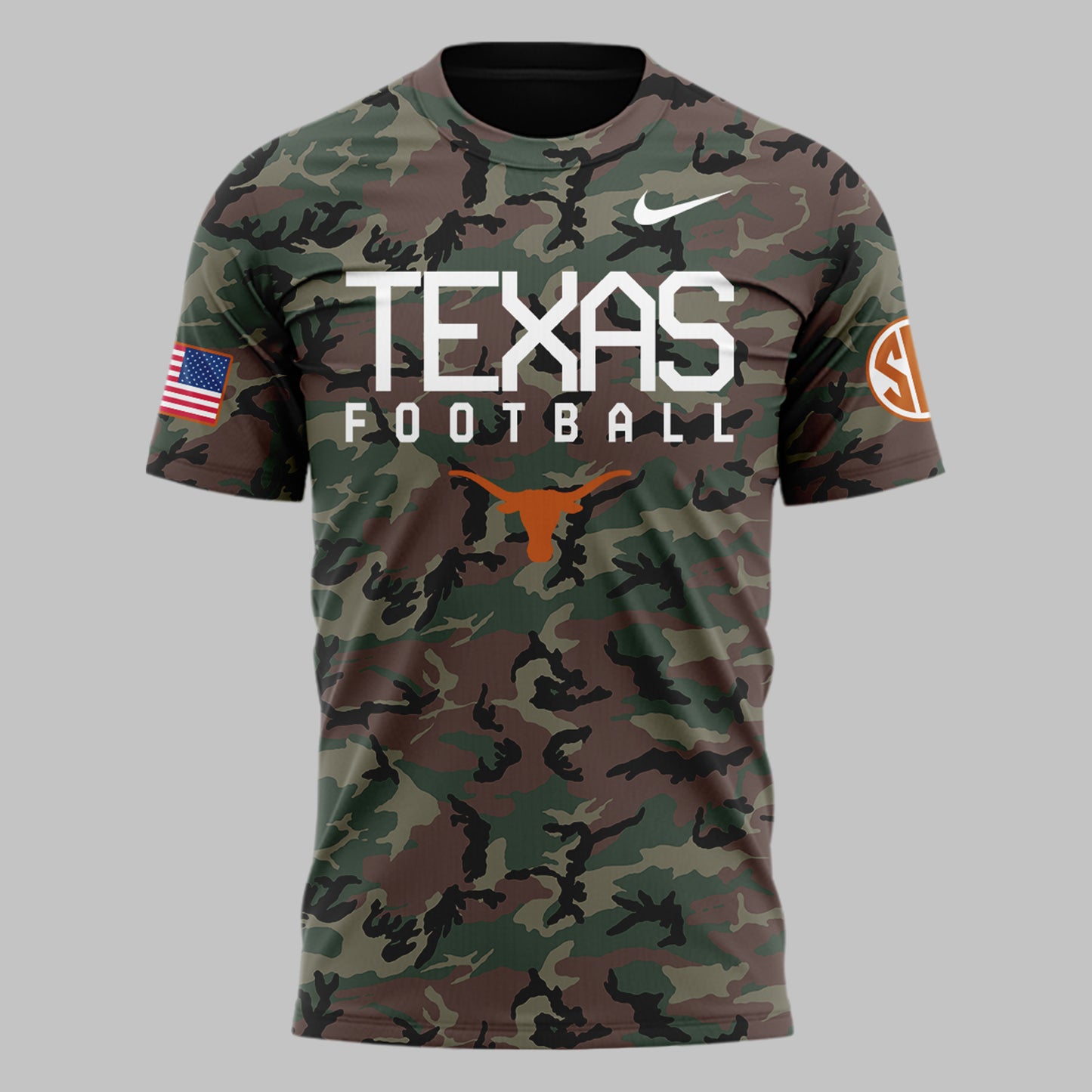 Texas Longhorns Premium Shirt For Fan - Texas Longhorns 2024 Military Appreciation T-Shirt - Unique Gift For Texas Longhorns Fan TL01