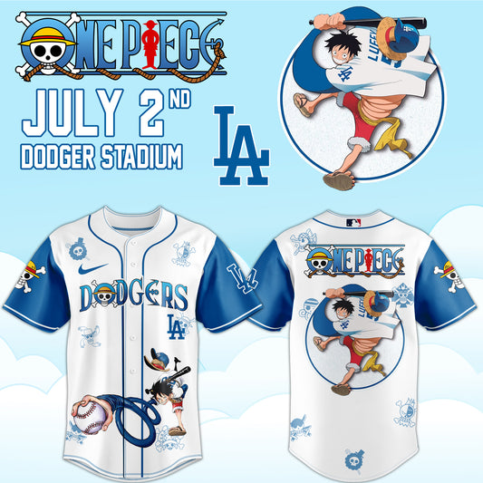 ,.ONE PIECE Night with the Los Angeles Dogger 2026 Jersey