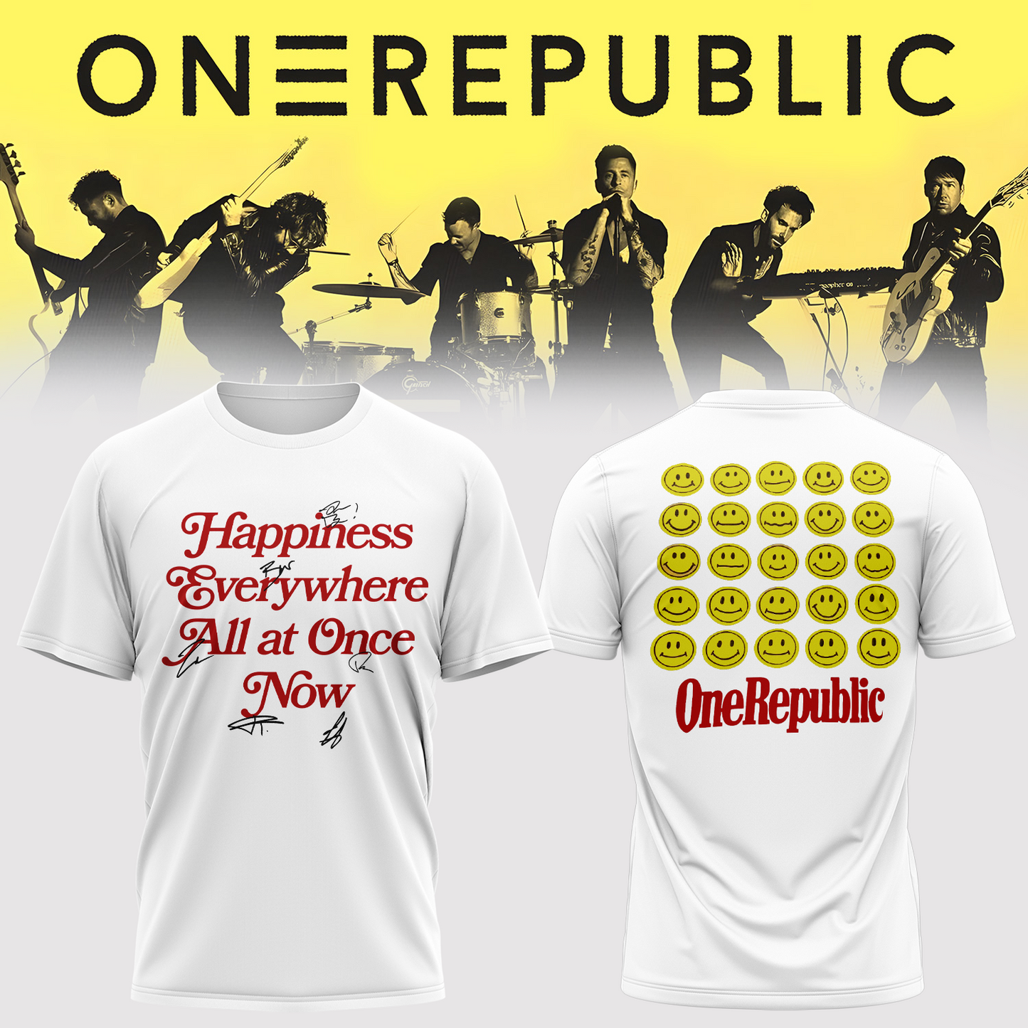 OneRepublic Official Tour TShirt