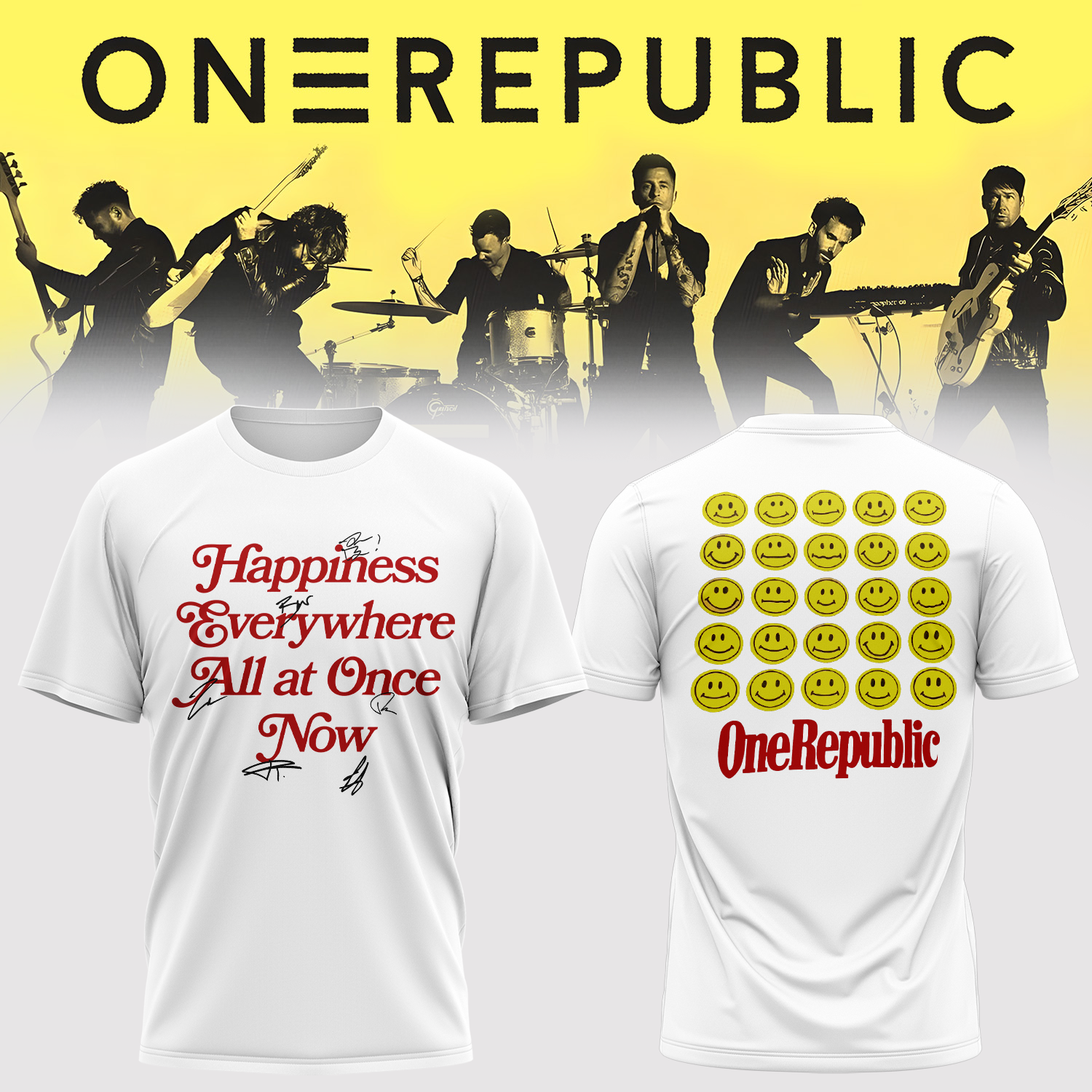 OneRepublic Official Tour TShirt