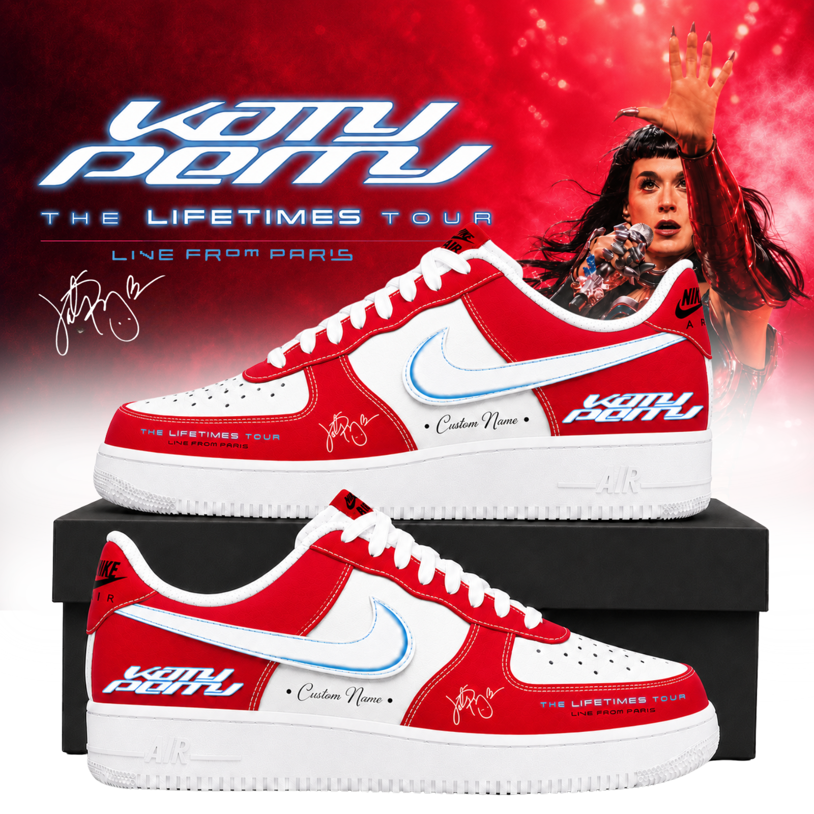 Katy Perry  " The Lifetimes Tour : Live From Paris " Shoes 1