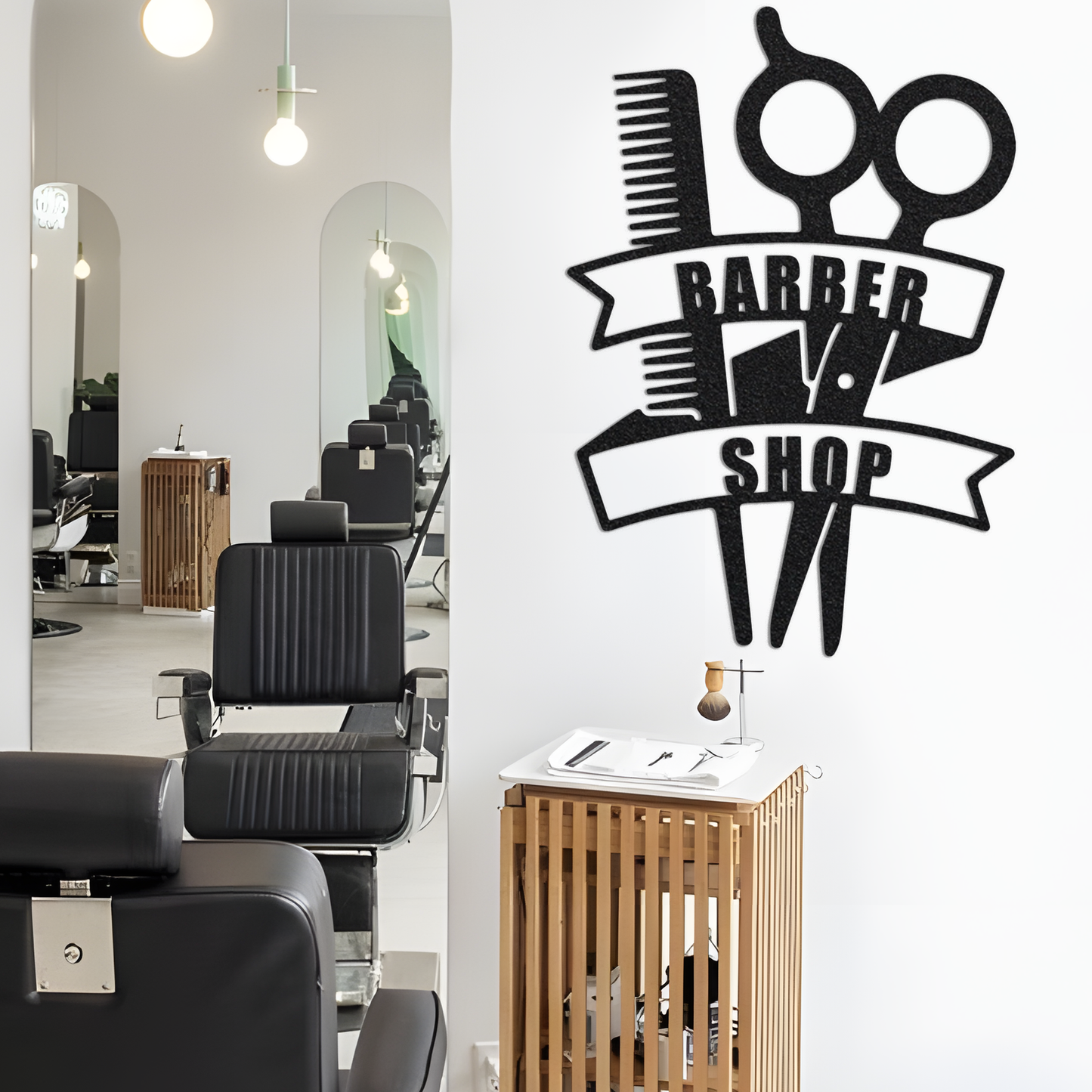 Custom Barber Shop Metal Wall Signs-Barbershop Shop Metal Decor-Hairdresser Name Signs-Custom Hair Salon Sign-Hair Stylist Signs-Barber Gift