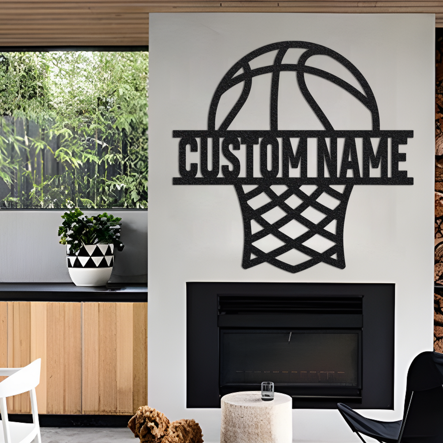 Custom Basketball Metal Wall Art with Led Light, Basketball Hoop Wall Decor, Basketball Gifts, Basketball Name Sign, Nursery Decor Sports