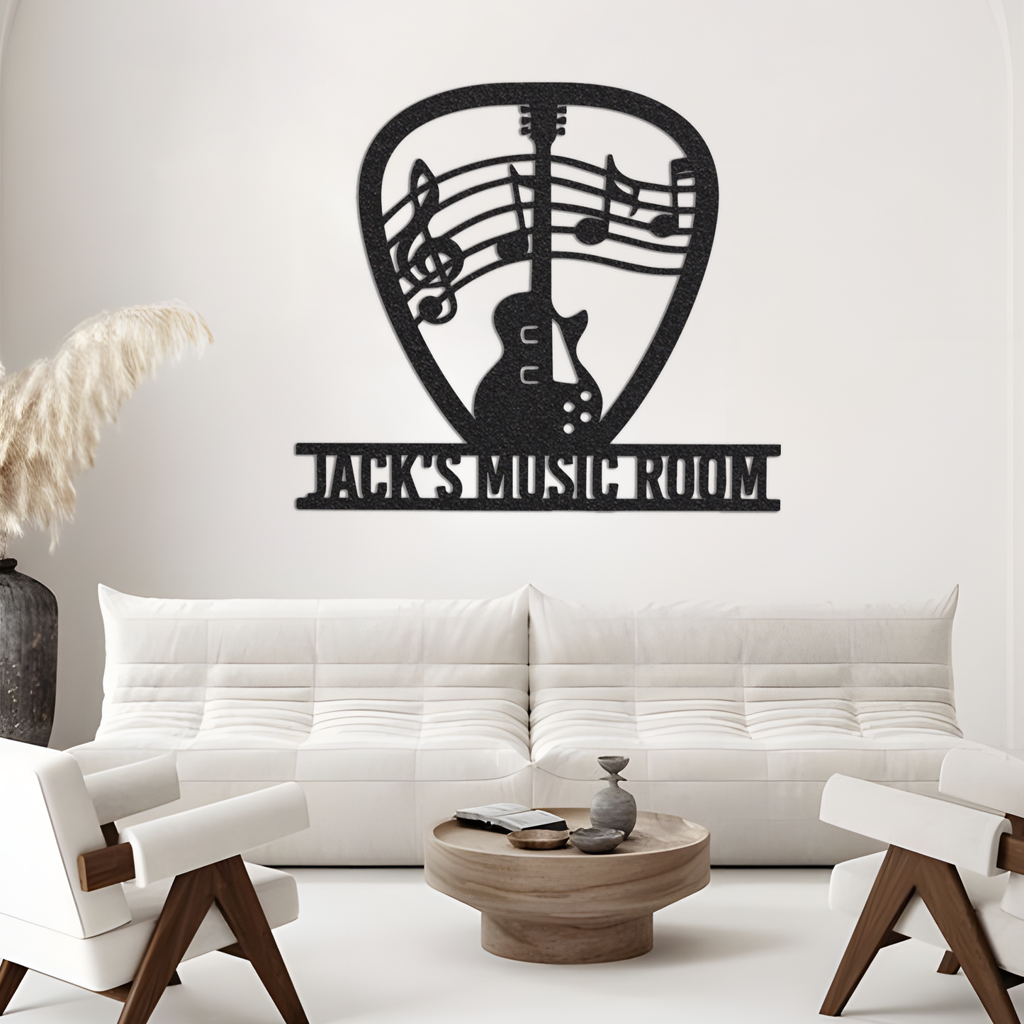 Personalized Guitar Pick Metal Wall Art With Led Lights, Music Room Decor, Guitar Pick Sign, Christmas Gift For Son, Daughter, Birthday Gift