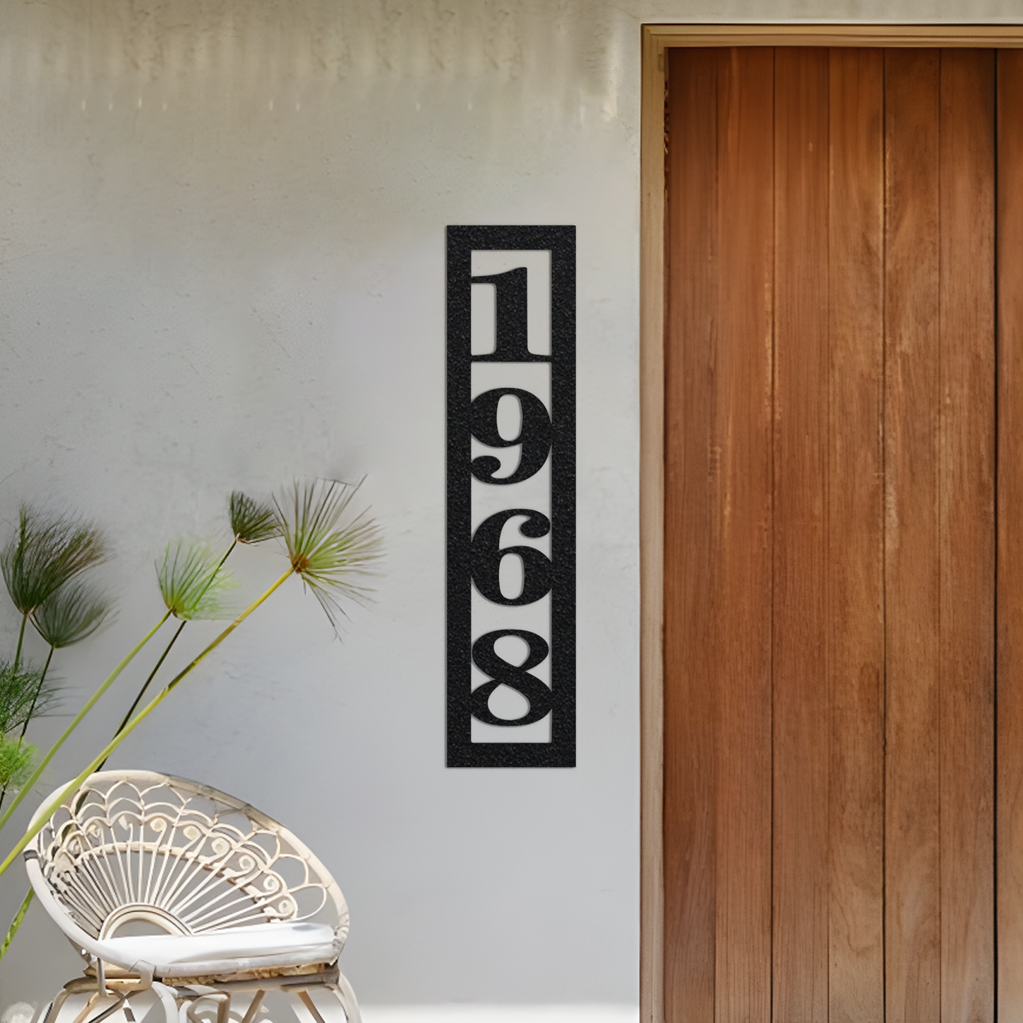 Custom Address House Number Metal Wall Sign-Metal Address Sign-Address Number For Mailbox-Address Numbers For House-Custom House Number Art