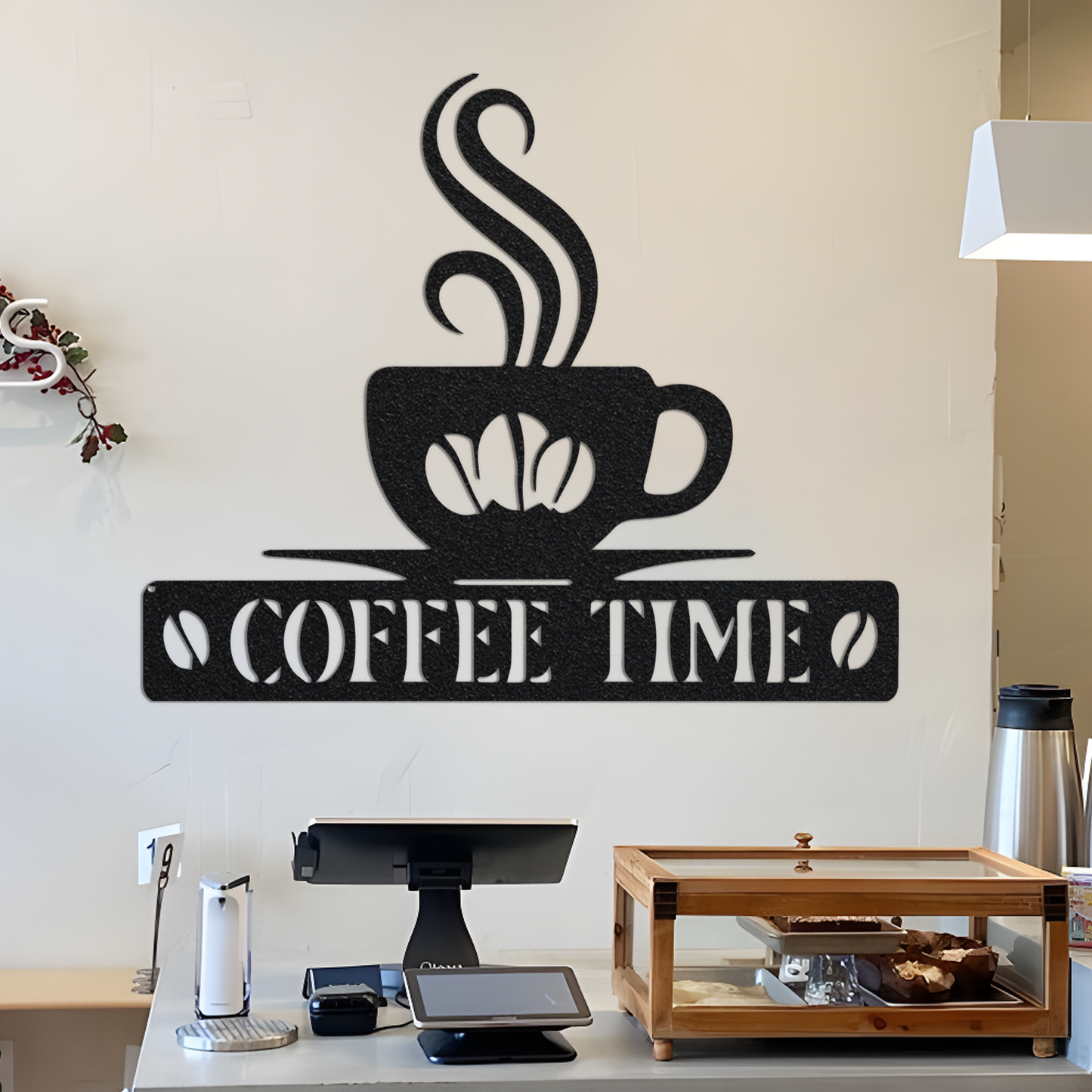 Custom Coffee Bar Metal Wall Sign-Personalized Coffee Bar Metal Wall Art-Coffee Metal Wall Decor-Kitchen Coffee Decor-Coffee Bar Name Sign