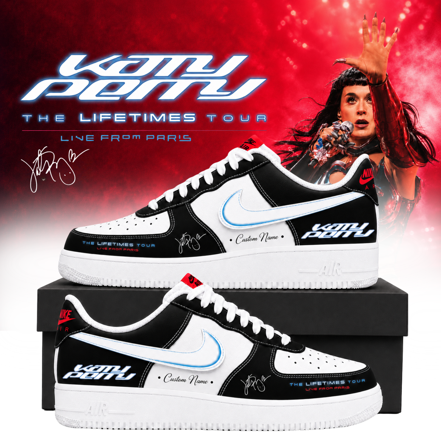 Katy Perry  " The Lifetimes Tour : Live From Paris " Shoes 1