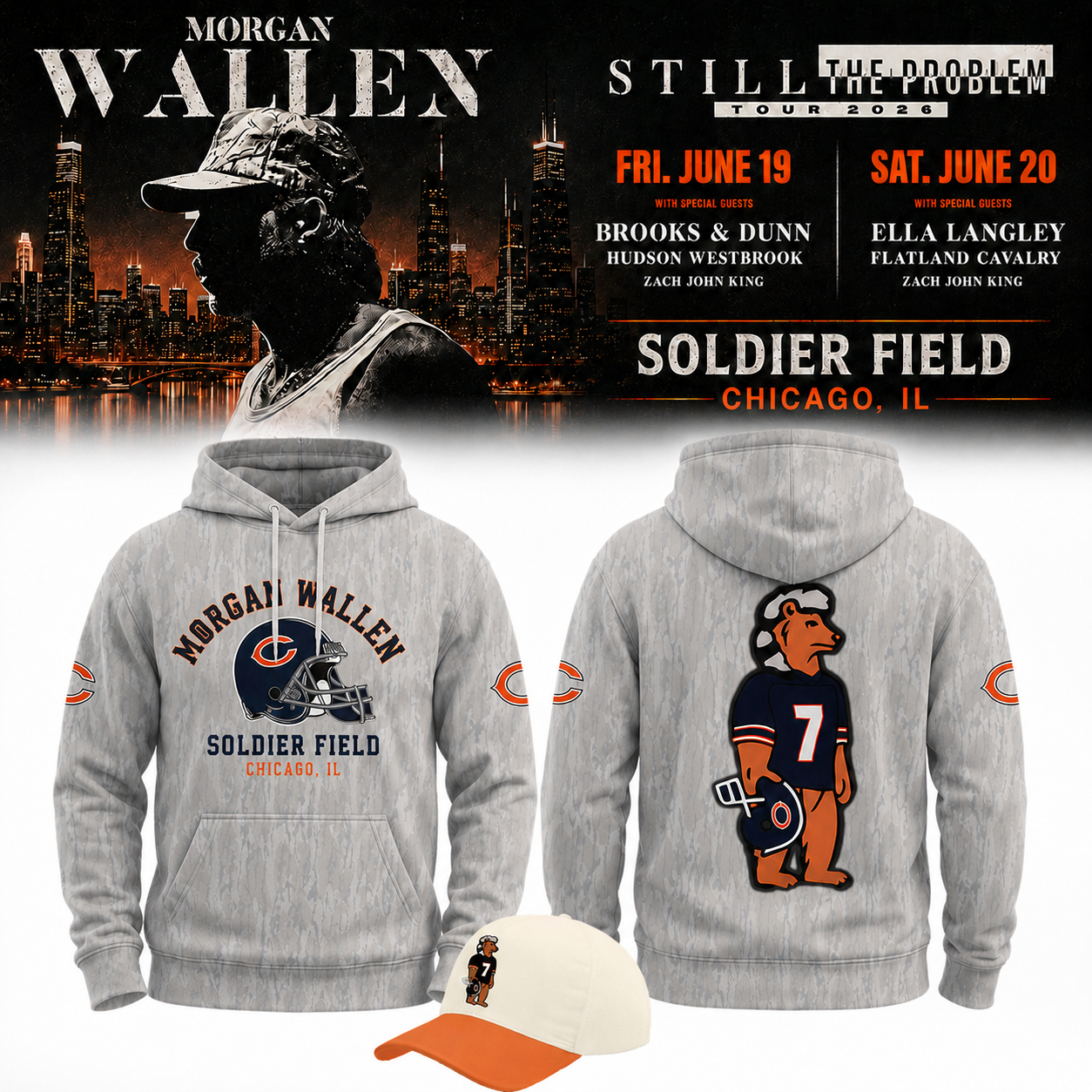 Limited Edition MW live at Soldier Field Stadium - Hoodie
