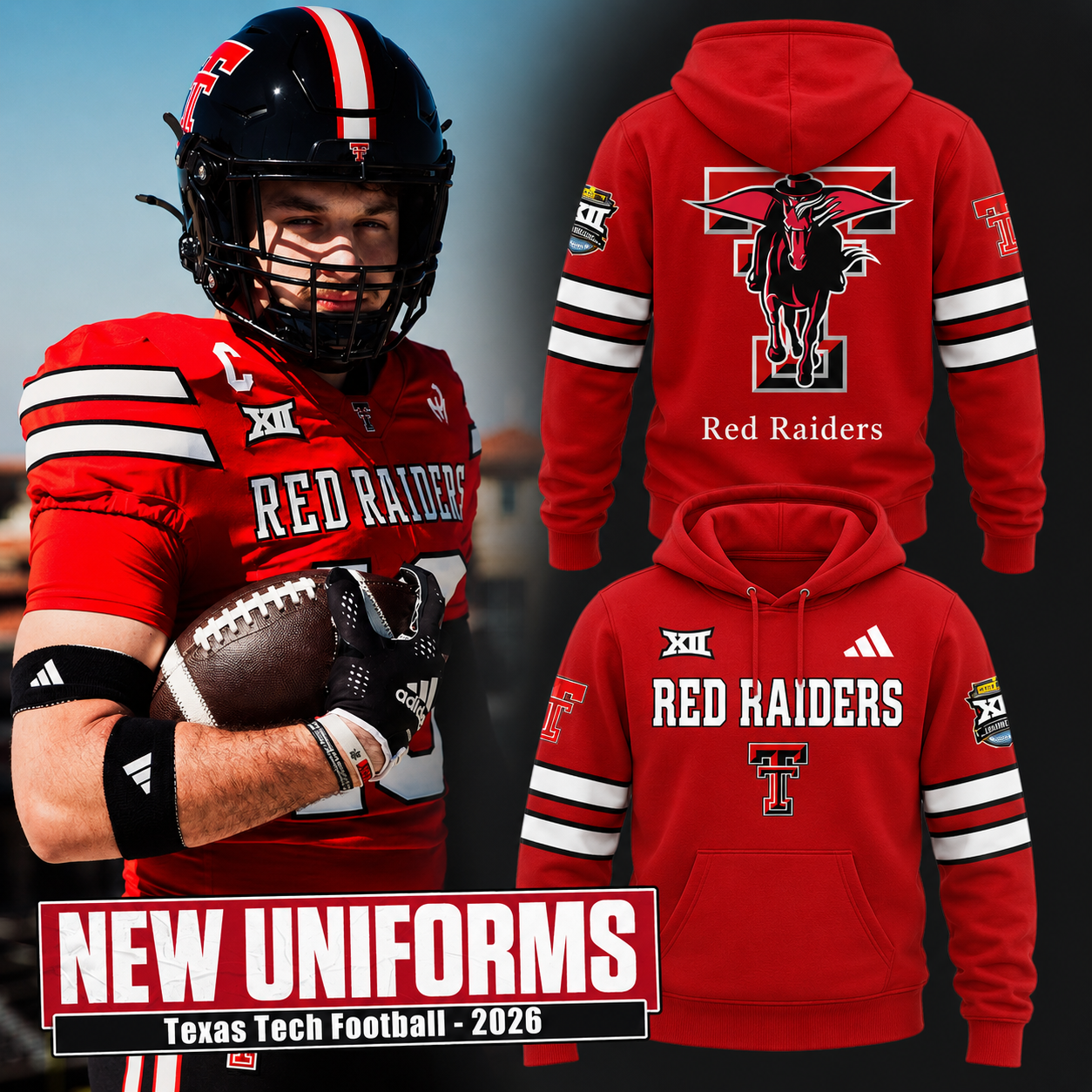 Texas Tech Football - New Uniforms 2026 Limited Edition
