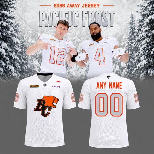 BC Lions - Replica Pacific Frost Jersey 2026 Limited Edition