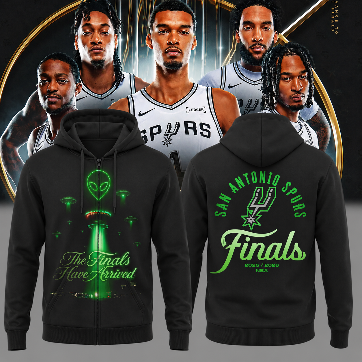 San Antonio Spurs Finals - Go Spurs Go - Win Team ZipHoodie