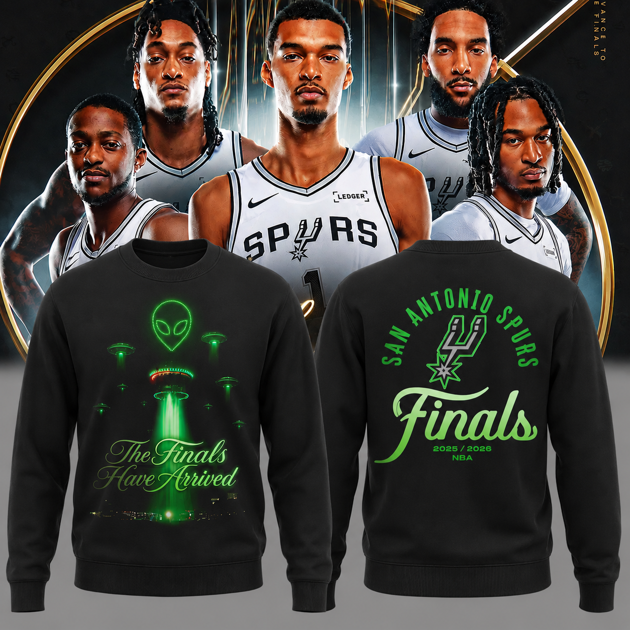 San Antonio Spurs Finals - Go Spurs Go - Win Team Sweater