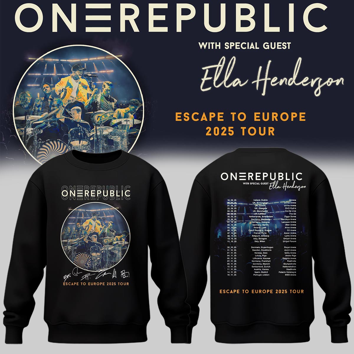 OneRepublic Official Tour Sweatshirt
