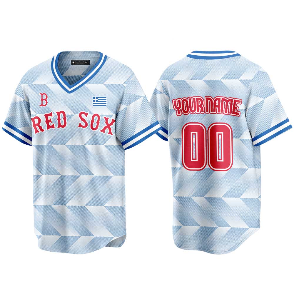 BR Sox Greek American Celebration Limited Jersey Custom Name, Number