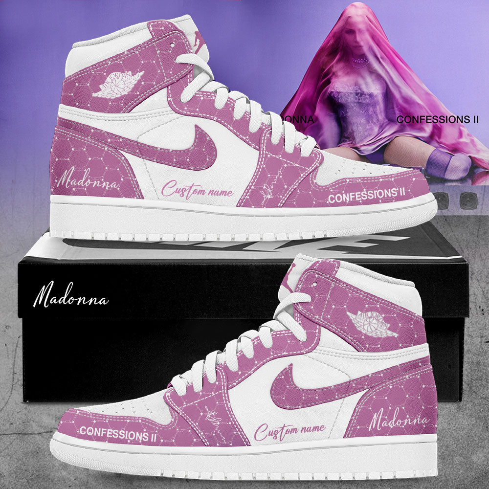 Madonna Confessions On A Dance Floor: Part II Custom Name Shoes V4