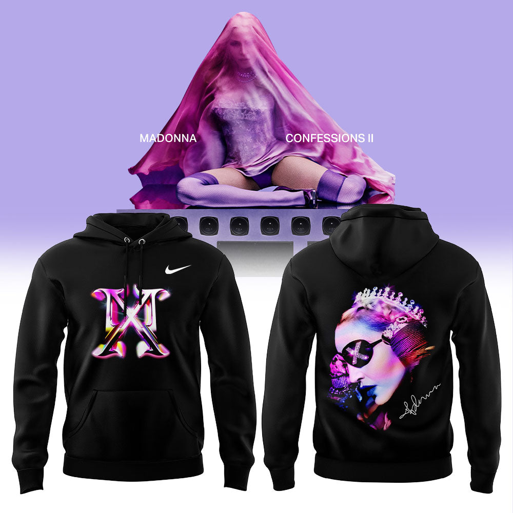 Madonna Confessions On A Dance Floor: Part II Hoodie Black V2
