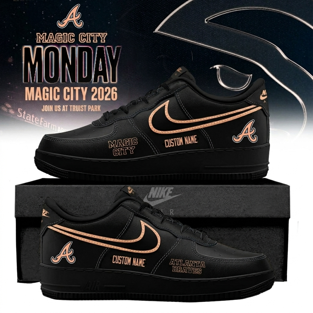 ATL Braves - Magic City AF1 New Shoes