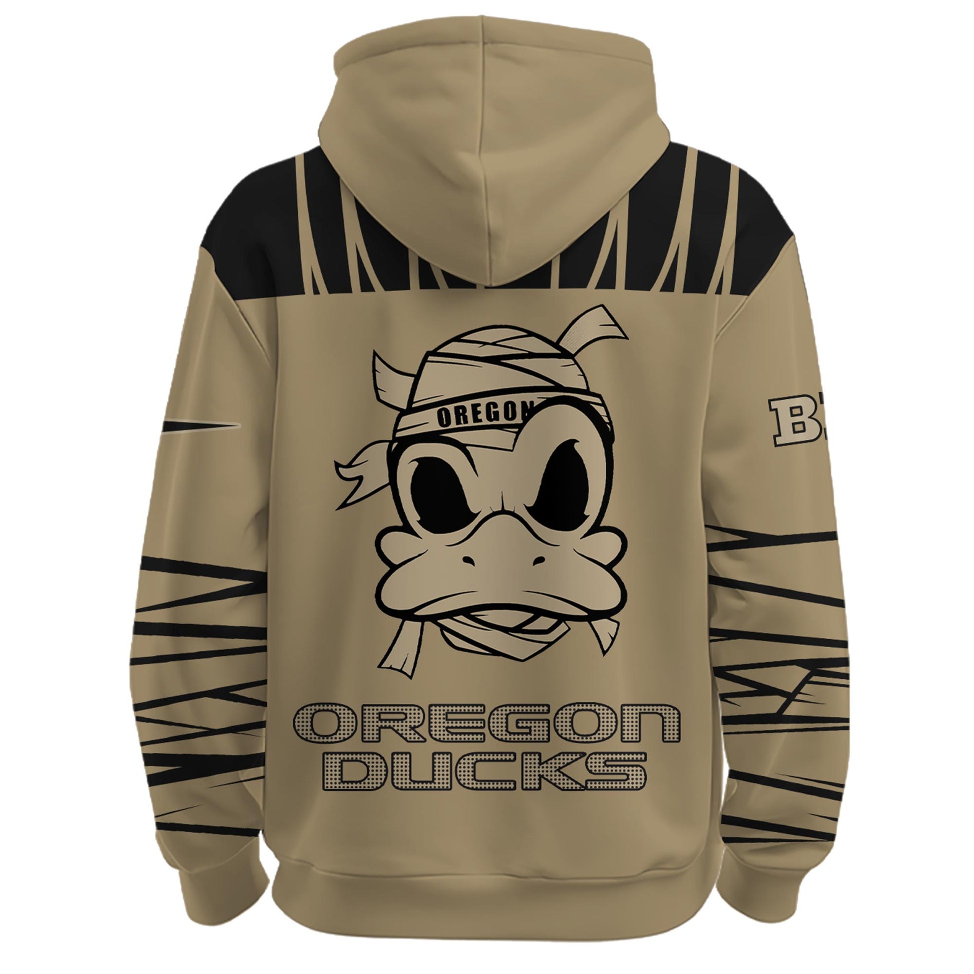Oregon Grit Strength Zip Hoodie For Oregon Football Fan