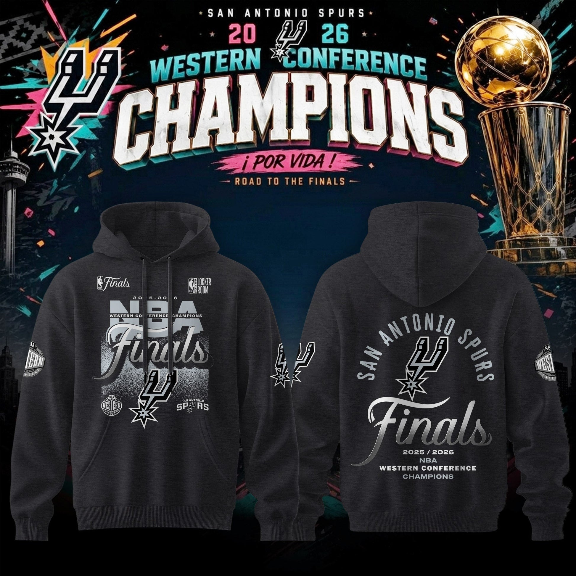. 2026 Western Conference Champions Hoodie