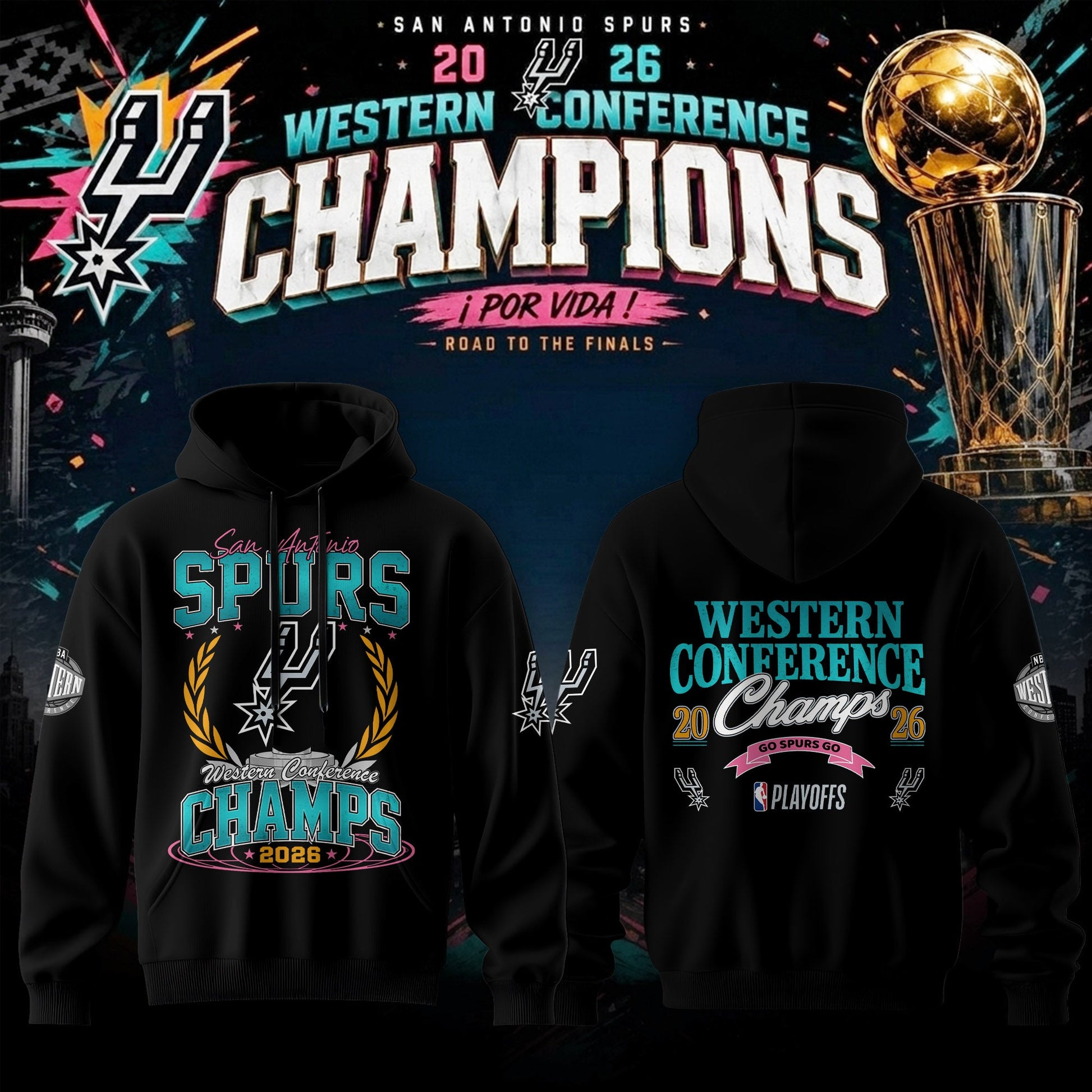 . 2026 Western Conference Champions Hoodie