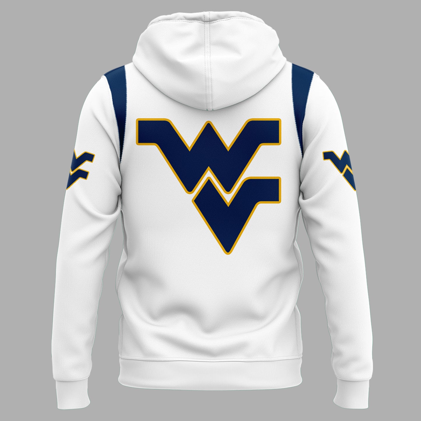 Premium West Virginia Mountaineers Gear - West VA Mountaineers  2024 All-White Hoodie - Unique Gift For West VA Mountaineers Fans