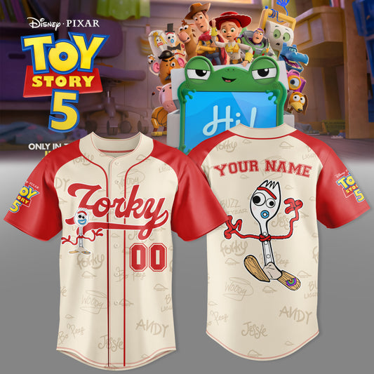 Forky Custom Jersey – Toy Story 5 Edition