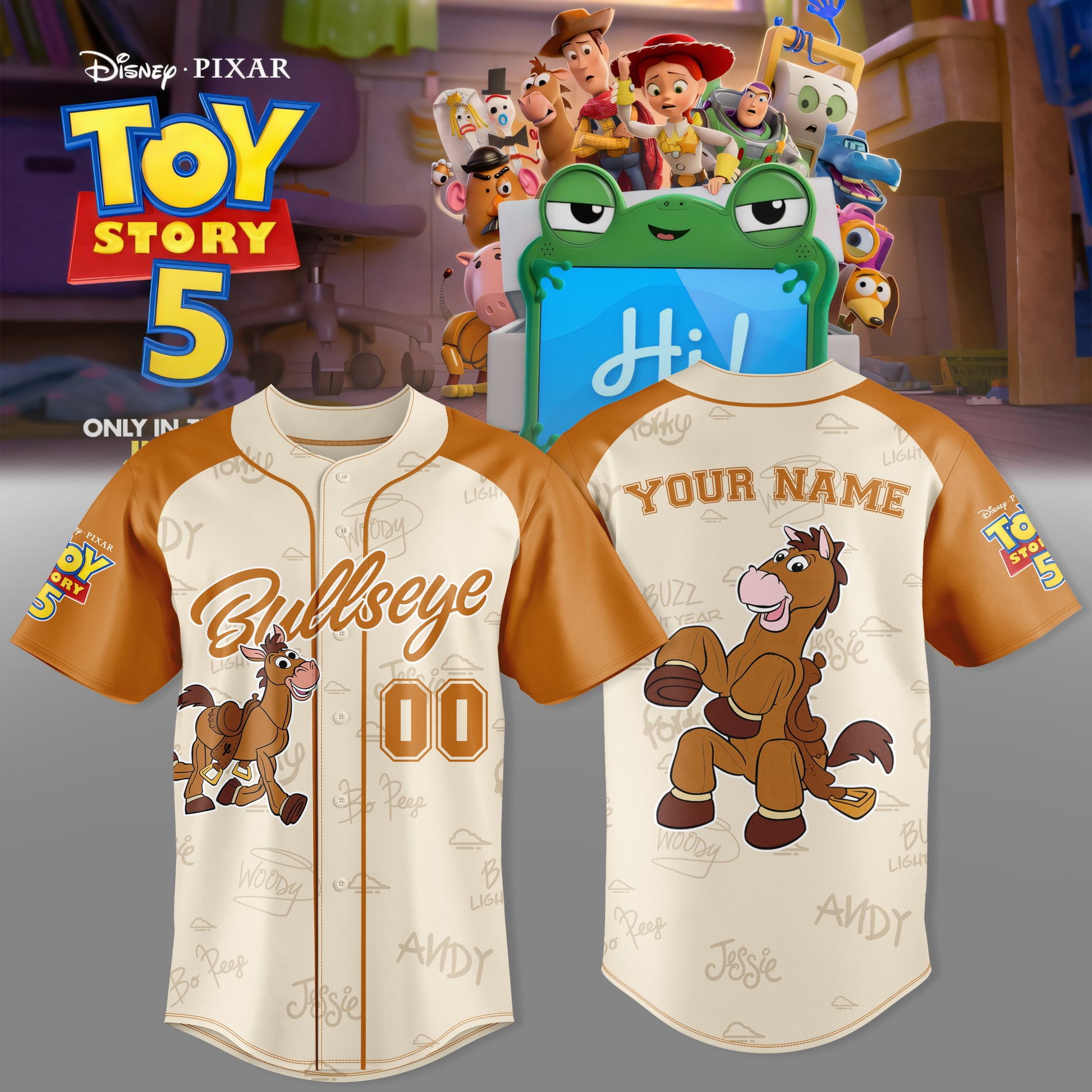 Bullseye Custom Jersey – Toy Story 5 Edition