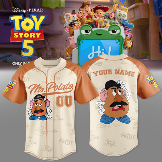 Mr. Potato Head Custom Jersey – Toy Story 5 Edition