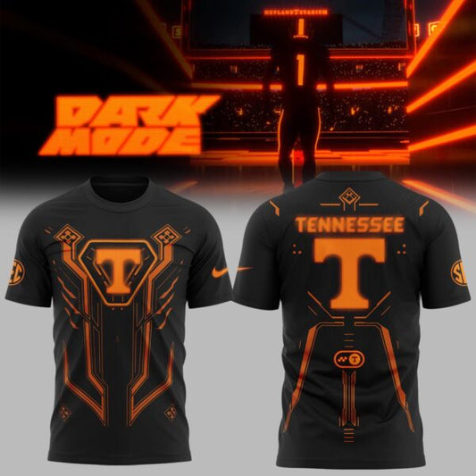 Dark Mode Collection Tennessee Volunteers T-Shirt - New-Arrival - Tennessee Dark Mode Gear 2025 Season