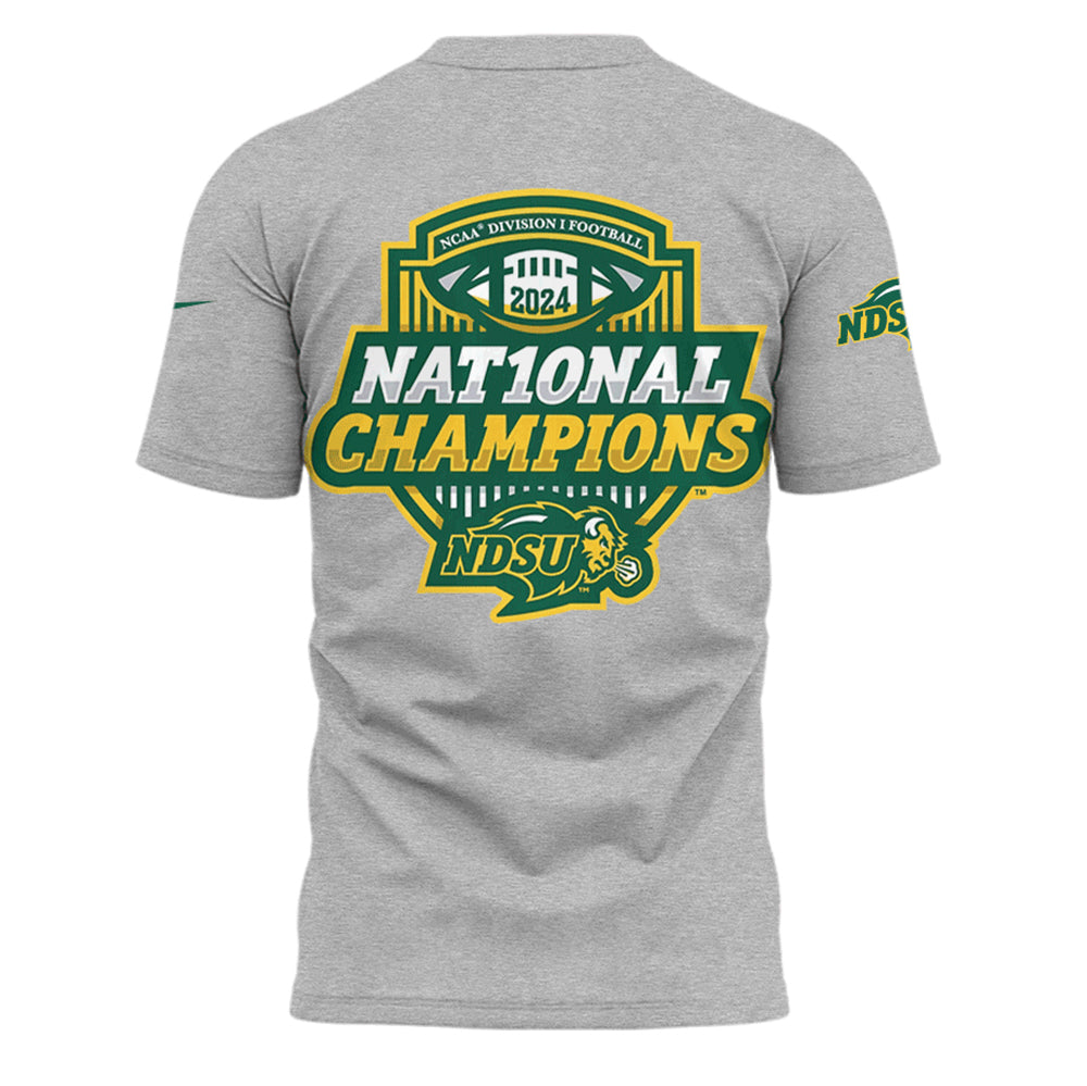 Limited Edition NDSU Football x 𝐍𝐚𝐭𝟏𝟎𝐧𝐚𝐥 𝐂𝐡𝐚𝐦𝐩𝐢𝐨𝐧𝐬 T-Shirt