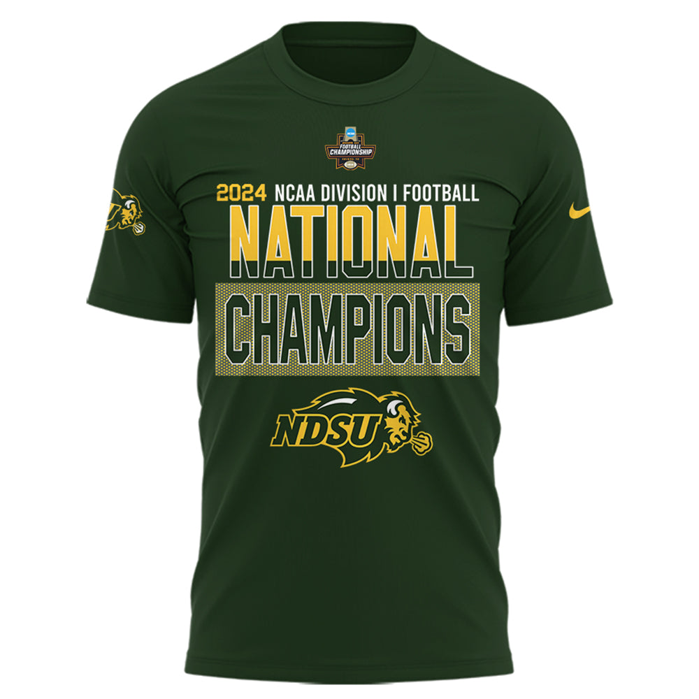 Limited Edition NDSU Football x 𝐍𝐚𝐭𝟏𝟎𝐧𝐚𝐥 𝐂𝐡𝐚𝐦𝐩𝐢𝐨𝐧𝐬 T-Shirt