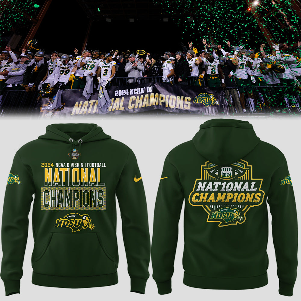 Limited Edition NDSU Football x 𝐍𝐚𝐭𝟏𝟎𝐧𝐚𝐥 𝐂𝐡𝐚𝐦𝐩𝐢𝐨𝐧𝐬 Hoodie