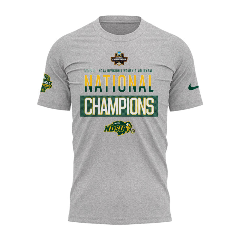 Limited Edition NDSU Football x 𝐍𝐚𝐭𝟏𝟎𝐧𝐚𝐥 𝐂𝐡𝐚𝐦𝐩𝐢𝐨𝐧𝐬 T-Shirt