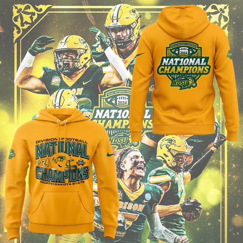 Limited Edition NDSU Football x 𝐍𝐚𝐭𝟏𝟎𝐧𝐚𝐥 𝐂𝐡𝐚𝐦𝐩𝐢𝐨𝐧𝐬 Hoodie