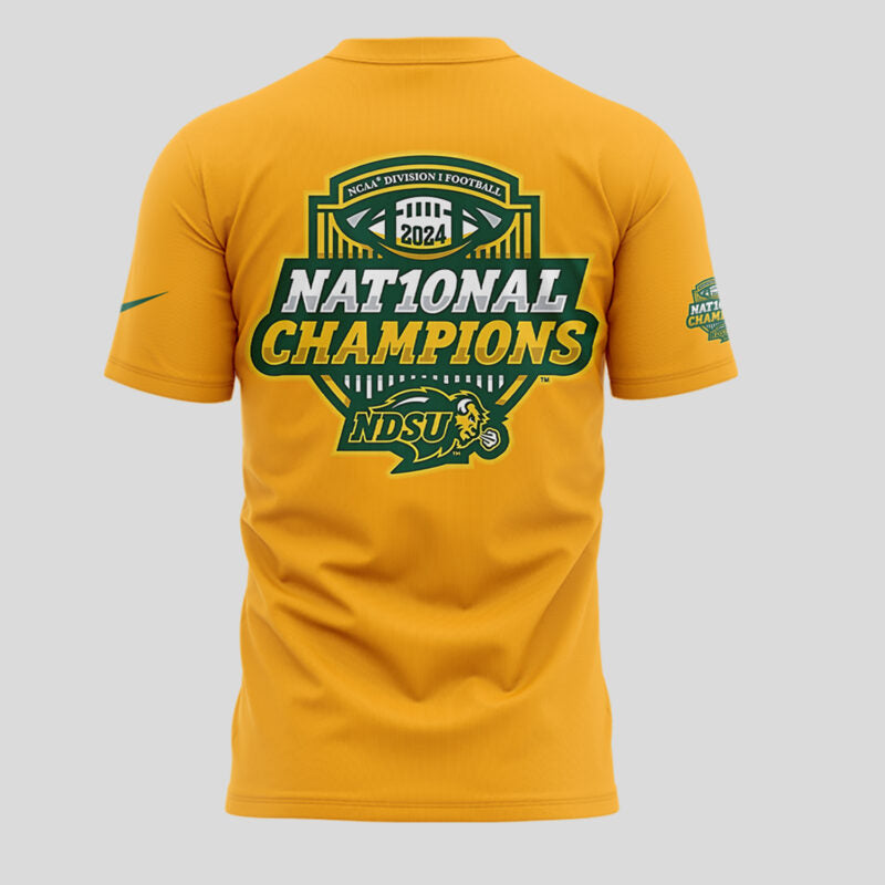 Limited Edition NDSU Football x 𝐍𝐚𝐭𝟏𝟎𝐧𝐚𝐥 𝐂𝐡𝐚𝐦𝐩𝐢𝐨𝐧𝐬 T-Shirt