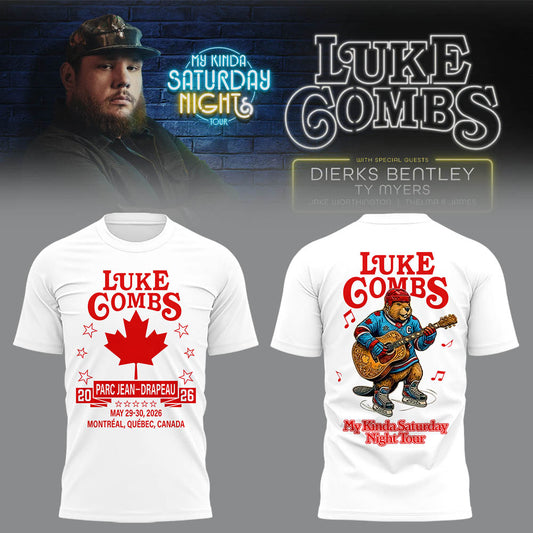 Limited Edition “My Kinda Saturday Night Tour” at Montréal Tshirt