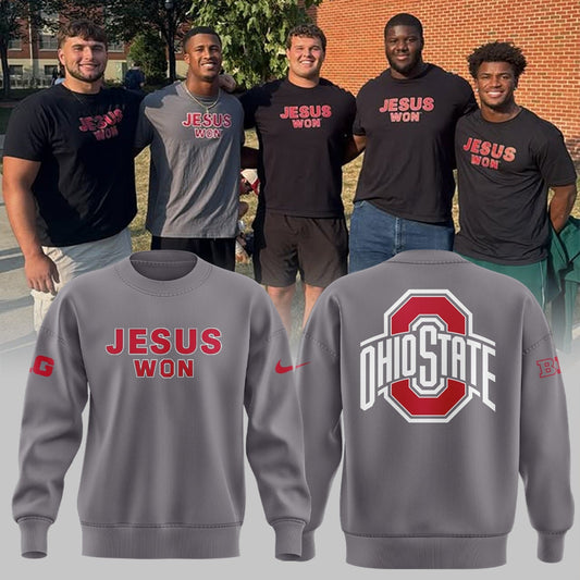 Ohio State Buckeyes JESUS WON Sweatshirt