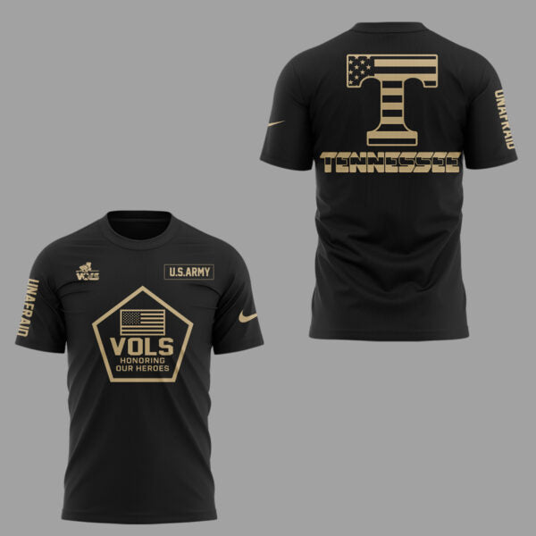 Tennessee Volunteers T-Shirt Military Appreciation Day 2025