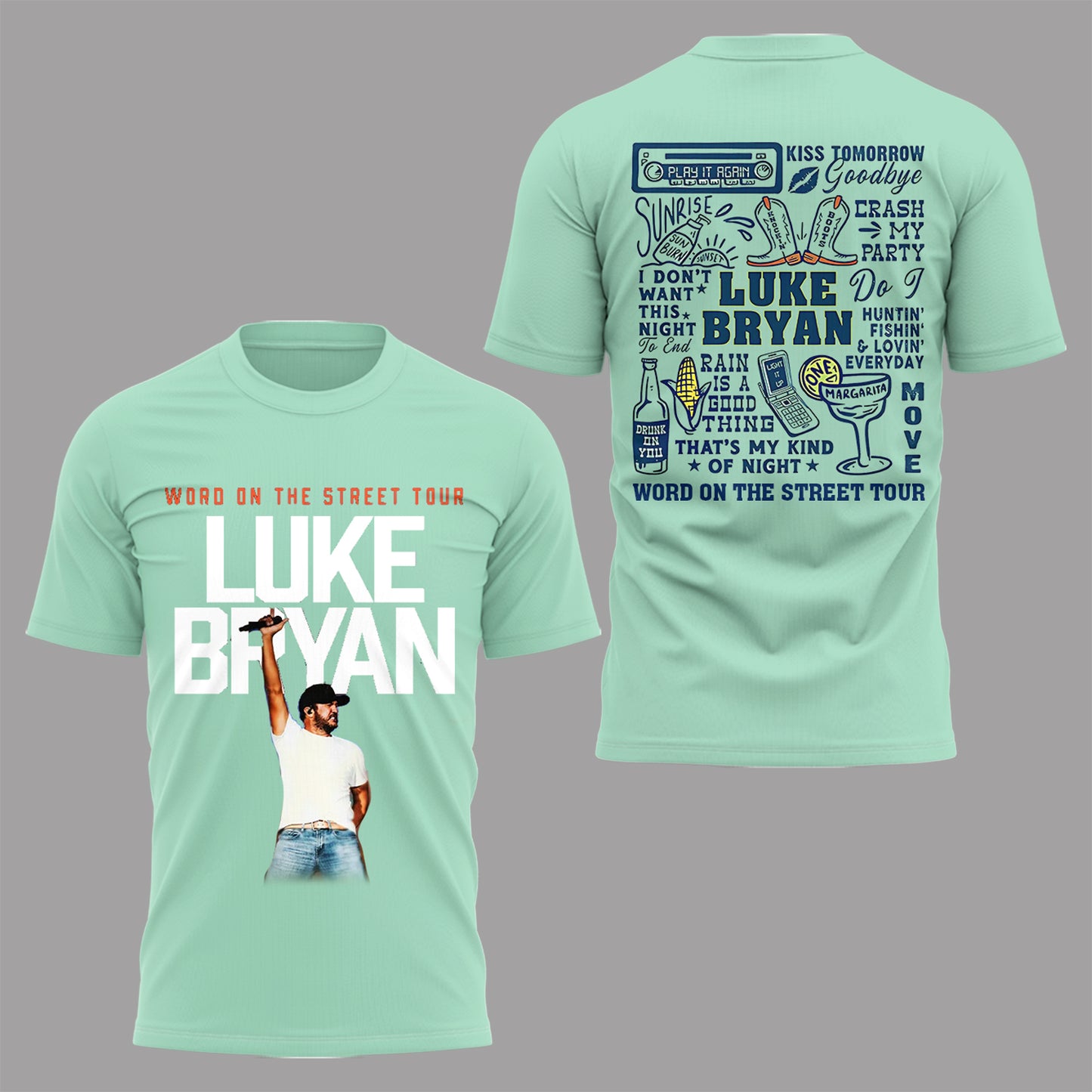 LB "Word On The Street Tour" 🎤🤠 Shirt-PA052926002