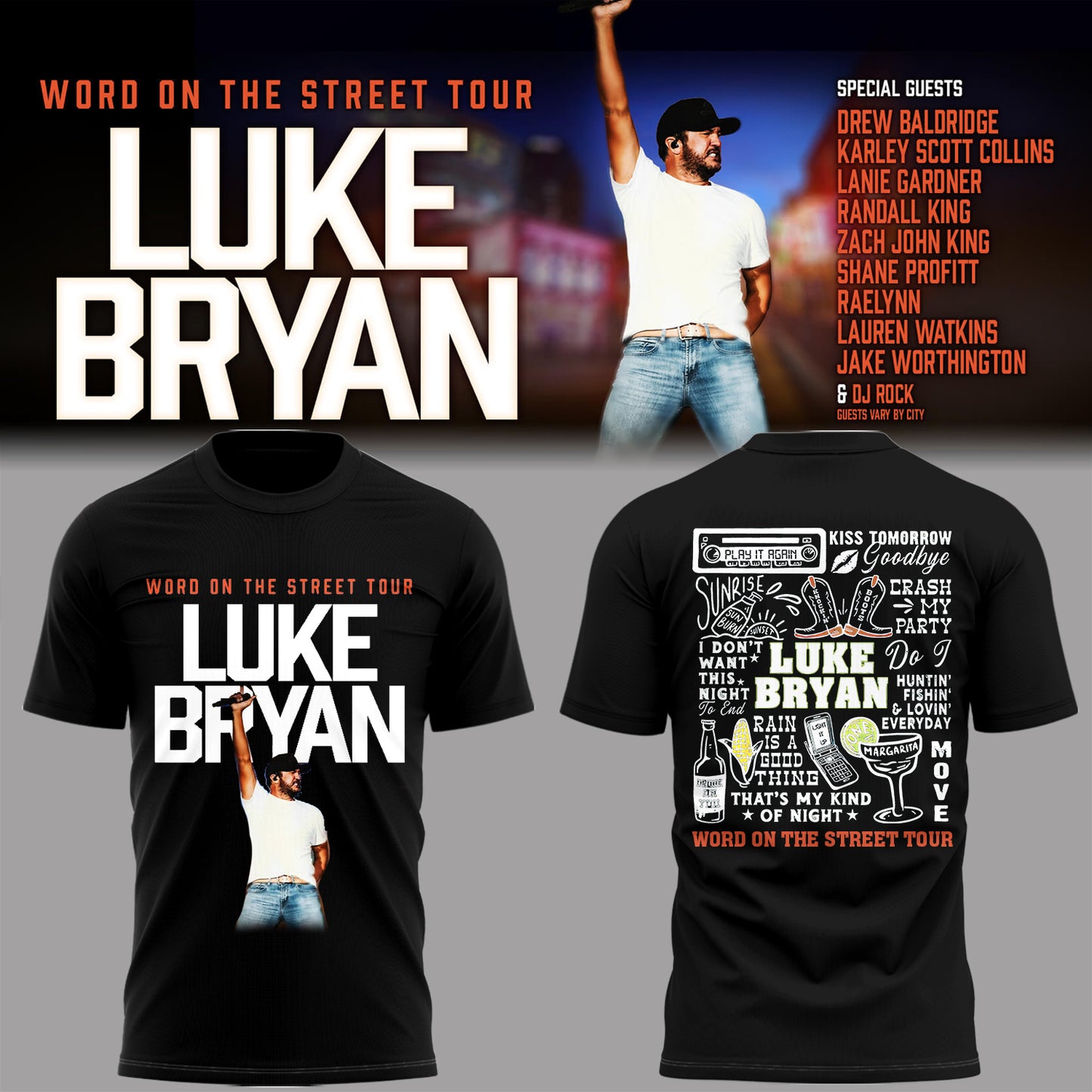 LB "Word On The Street Tour" 🎤🤠 Shirt-PA052926004