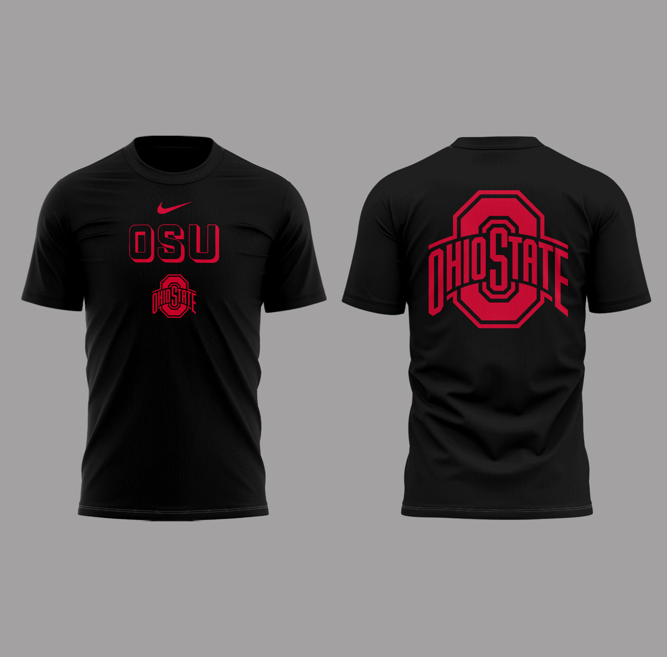 Ohio State Buckeyes OSU Black T-Shirt