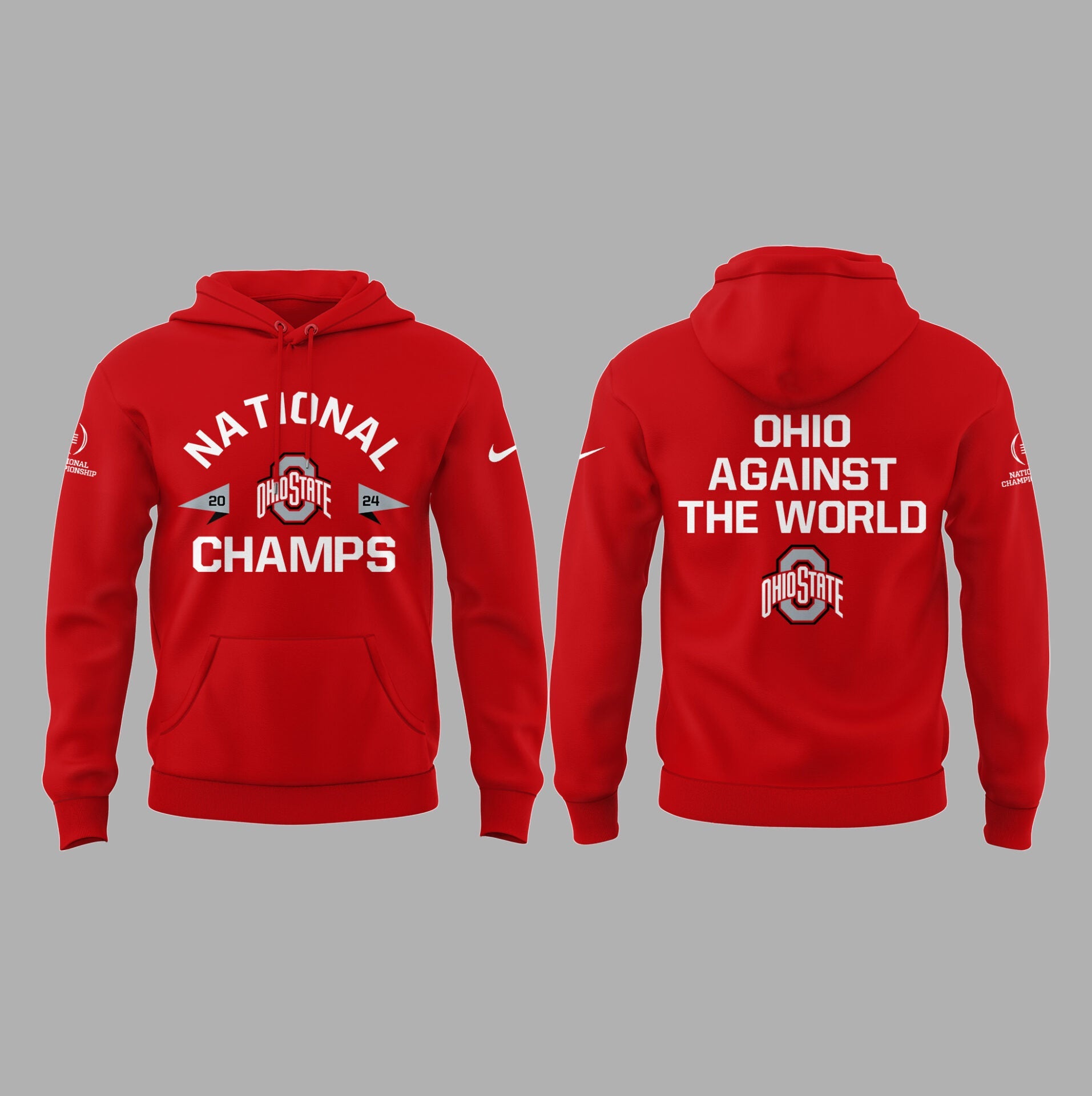 Ohio State Football Limited “Ohio Against The World” Red Hoodie