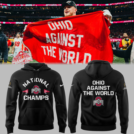 Ohio State Football Limited “Ohio Against The World” Black Hoodie