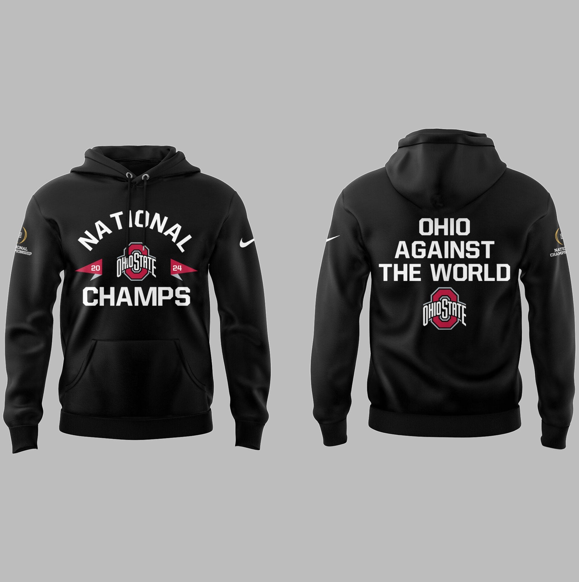 Ohio State Football Limited “Ohio Against The World” Black Hoodie