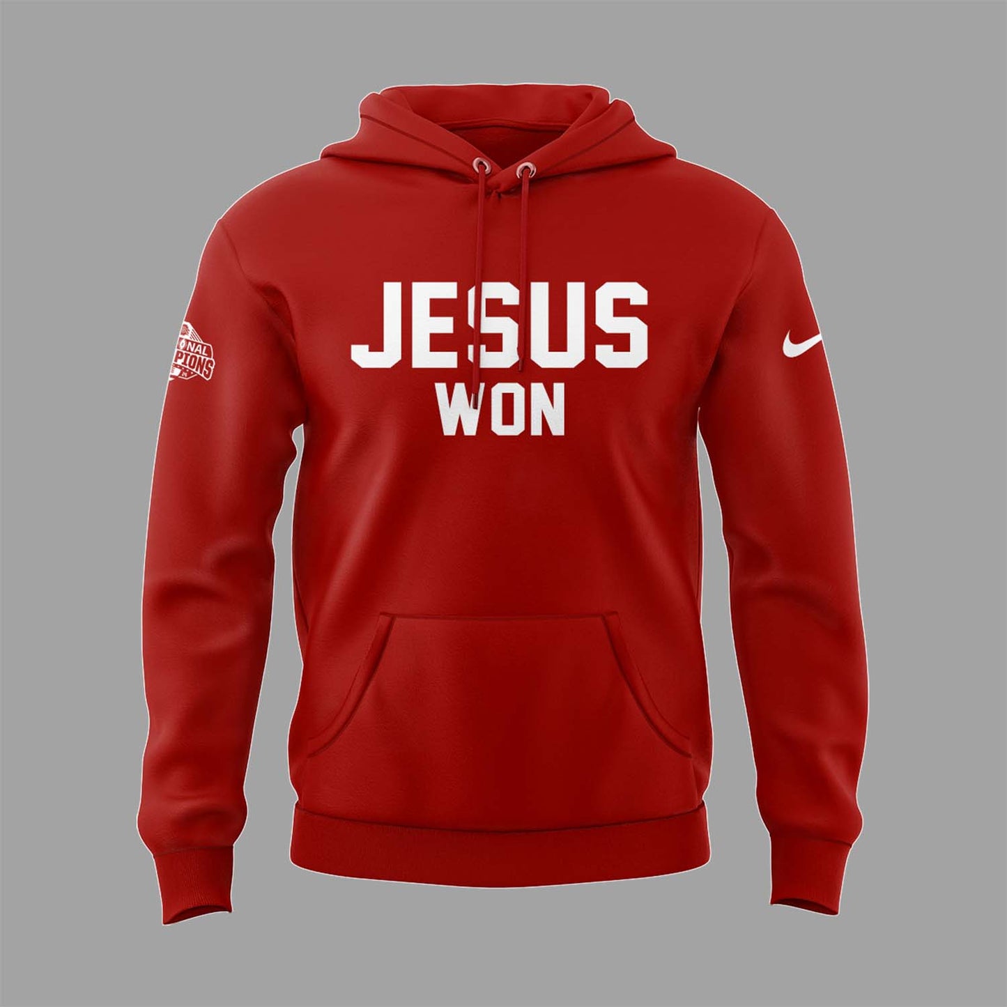 Ohio State Football JESUS WON 2024 National Champions Hoodie